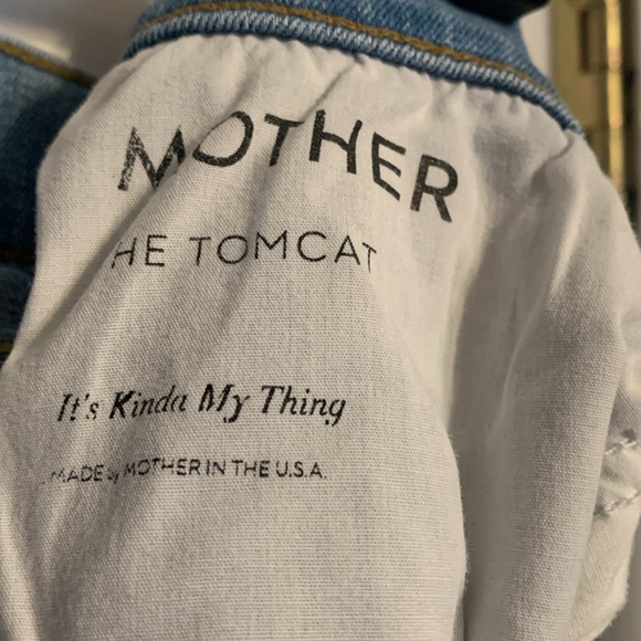 MOTHER the tomcat jeans, button fly, cropped length, color: It’s Kinda My Thing - Picture 3 of 8